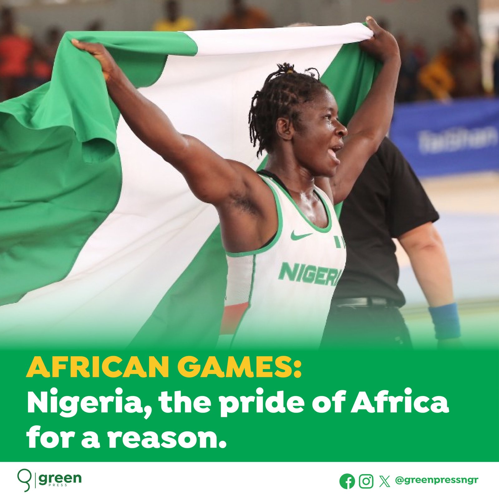 African Games: Nigeria, the pride of Africa for a reason.