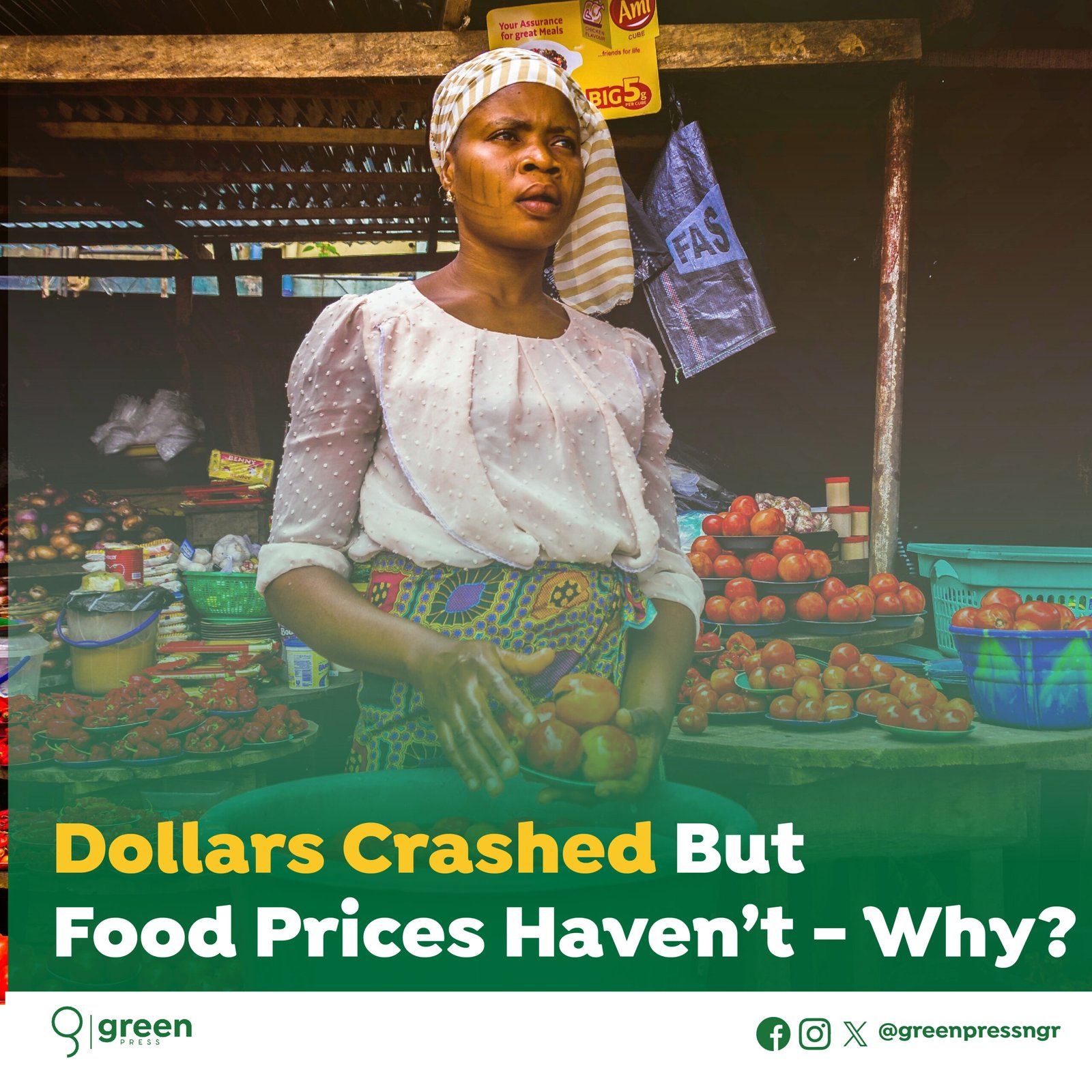 Dollars crashed but food prices haven’t – why?