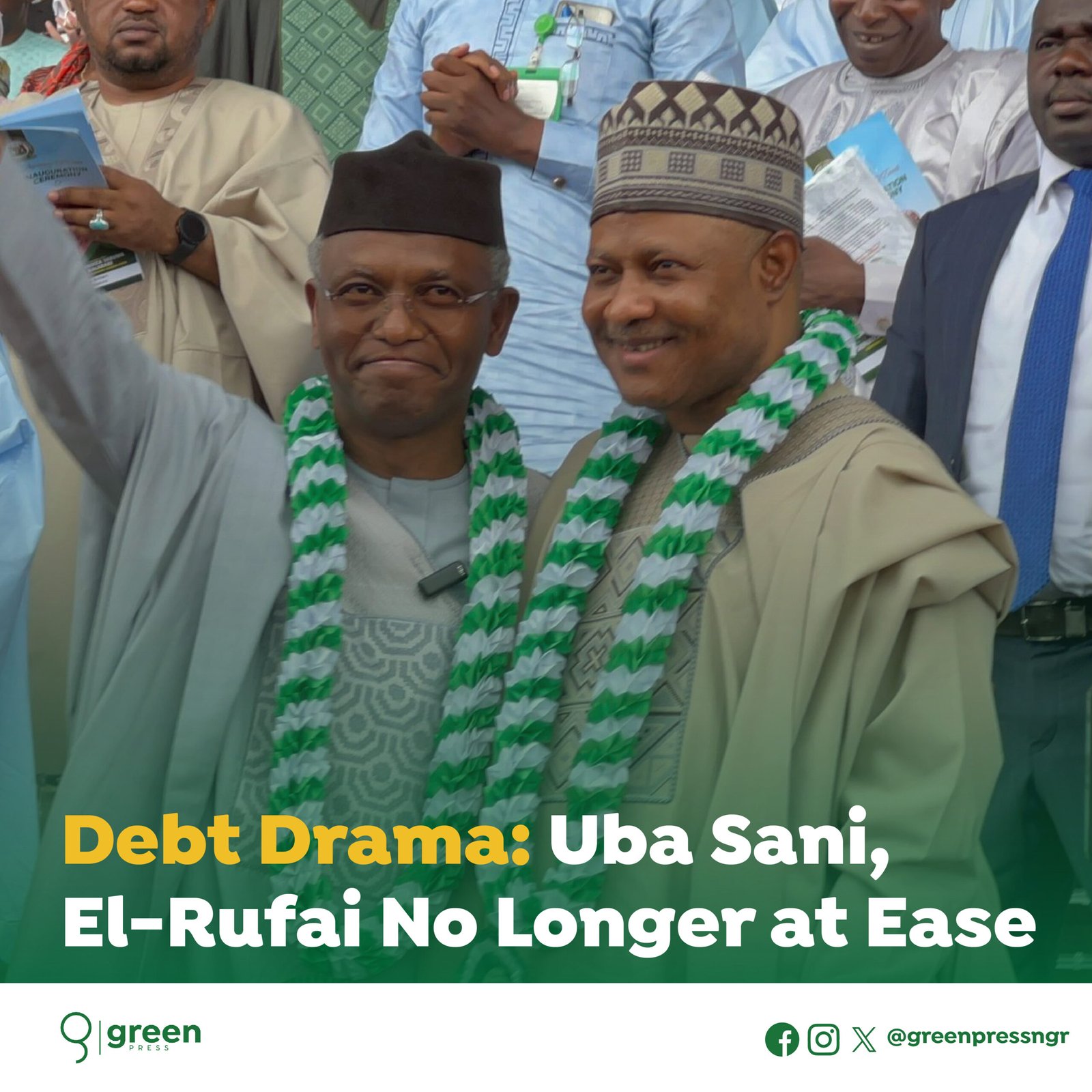 Debt Drama: Uba Sani, El-Rufai No Longer at Ease