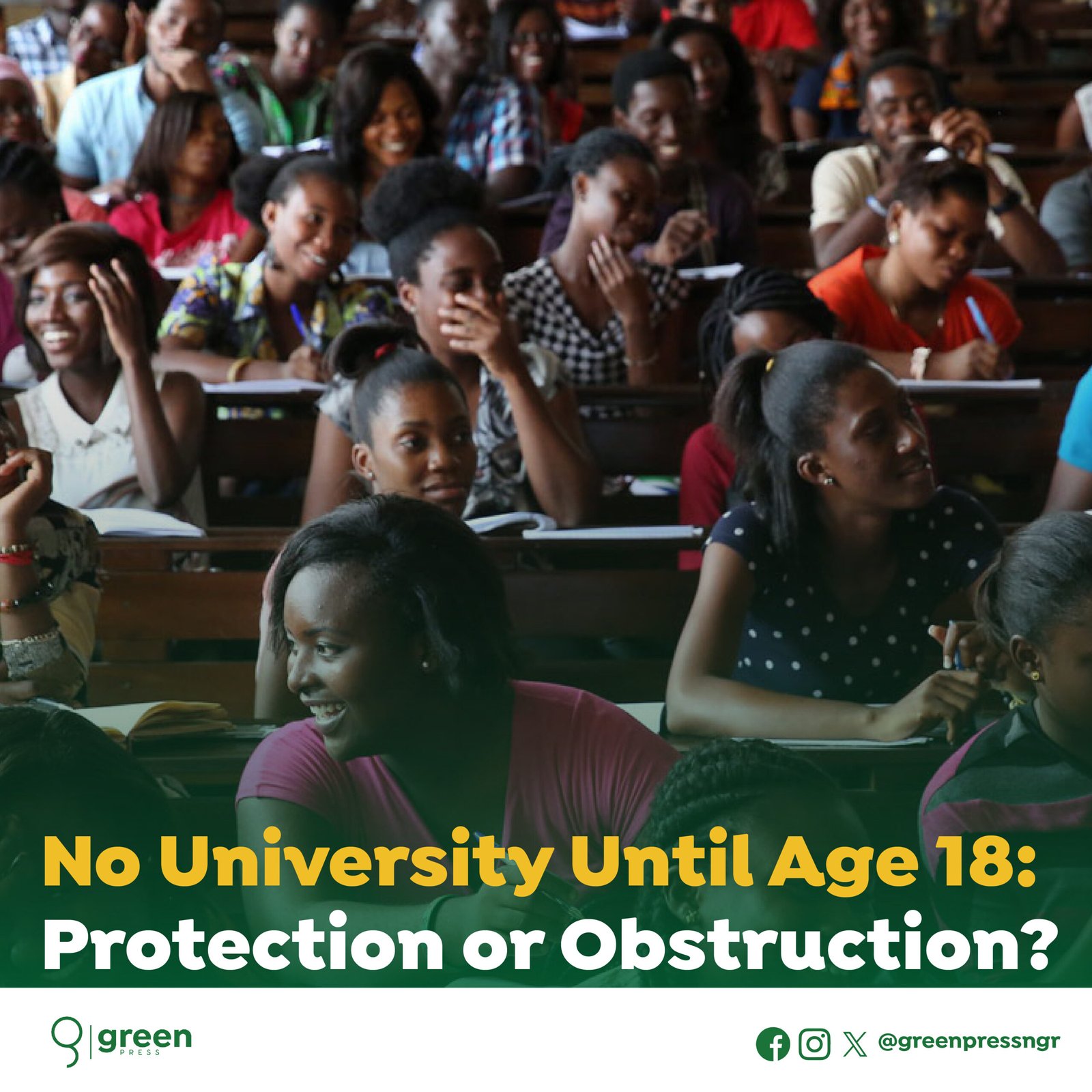 No University Until Age 18: Protection or Obstruction?