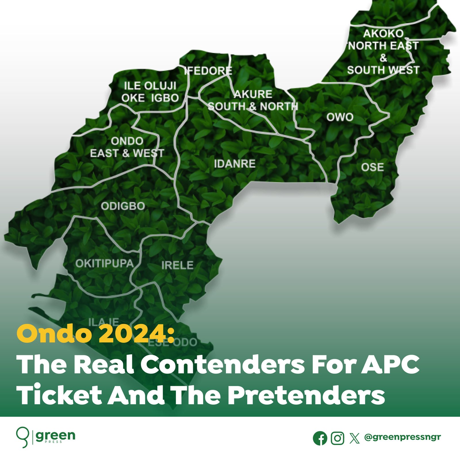 Ondo 2024: The Real Contenders for APC Ticket and the Pretenders