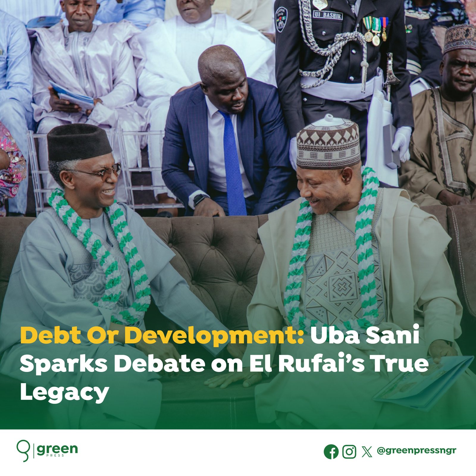 Debt or Development: Uba Sani Sparks Debate on El Rufai’s True Legacy